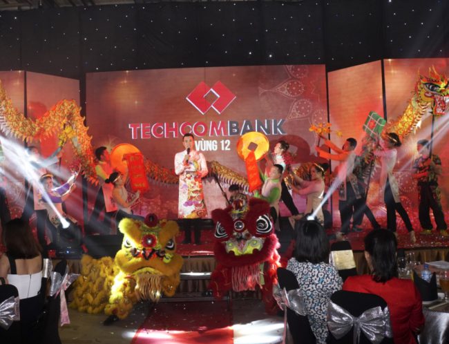 Year End Party của ngân hang Techcombank vùng 12 do FS Event tổ chức
