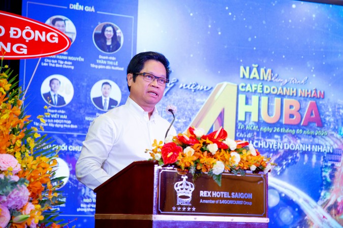 Ông ông Vũ Tiến Lộc, Chủ tịch Phòng Thương mại và Công nghiệp Việt Nam (VCCI) phát biểu.